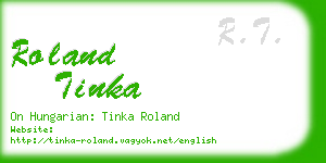 roland tinka business card